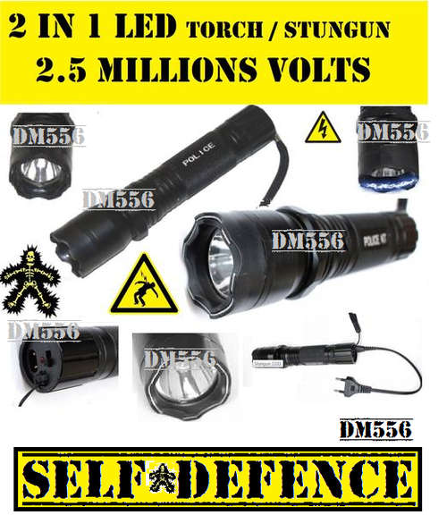 HIGH POWERED LED TORCH & STUNGUN ALL IN ONE  R549.95