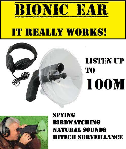BIONIC EAR  AMPLIFIER FOR LISTENING  FROM 10M TO A 100M  R1295.00