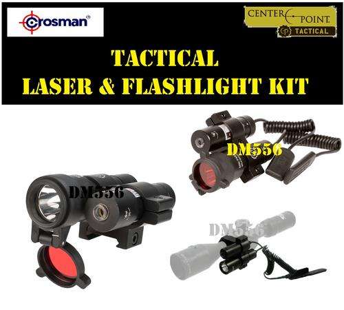 LATEST TACTICAL LASER SIGHT  & FLASHLIGHT KIT BY CROSMAN CENTERPOINT  R1295.00