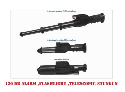 TELESCOPIC STUN GUN BATON ( PUSH BUTTON RELEASE ) R999.95