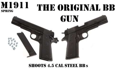 M1911 BB 4.5 CAL SHOOTS authentic STEEL BBs R995.00