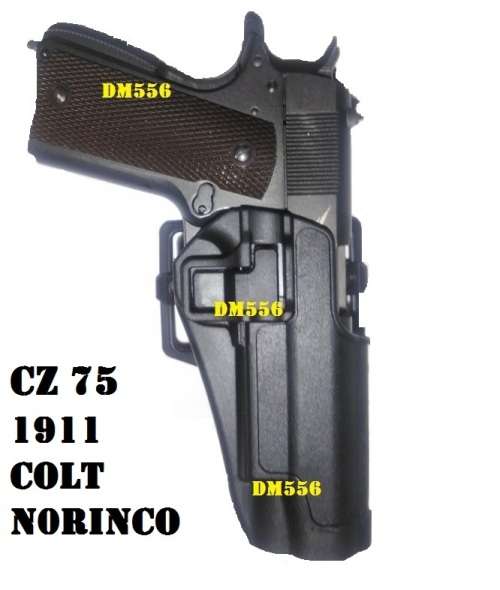 TWO WAY  BELT /CLIPON Anti Grab POLYMER HOLSTER FOR cz 75, 1911 ,COLT ,NORINC0 ,BROWNING R895.00