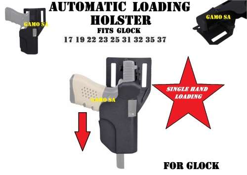 GLOCK AUTOMATIC COCKING HOLSTER FITS GLOCK 17.19.22.23,31,32.35.37