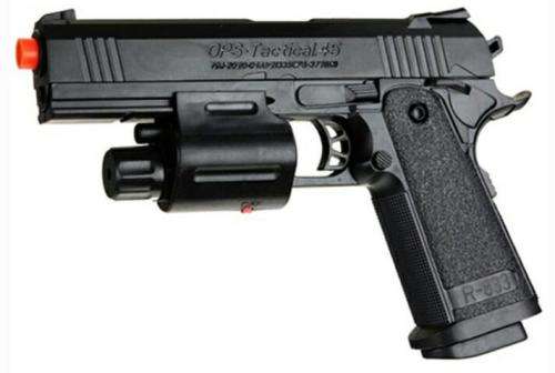 R-833A Airsoft Spring BB Gun with Laser and Light