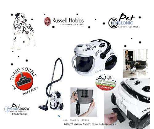RUSSELL HOBBS PET CYCLONIC 2000 VACUUM CLEANER THE HOME  EXPERT FOR PET HAIR