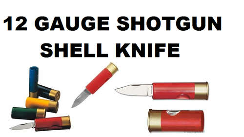 UNUSUAL 12 GAUGE SHOTGUN SHELL KNIFE  R499.99