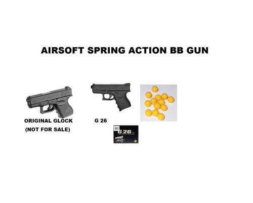 G26 AIRSOFT ALLOY STEEL BB GUN SPRING ACTION