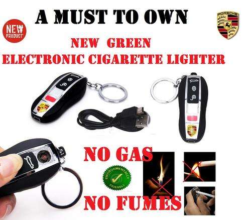 NEW GREEN ENVIRO RECHARGEABLE CIGERETTE LIGHTER ...NO GAS ..NO FUMES ,NO FLAME  R589.95