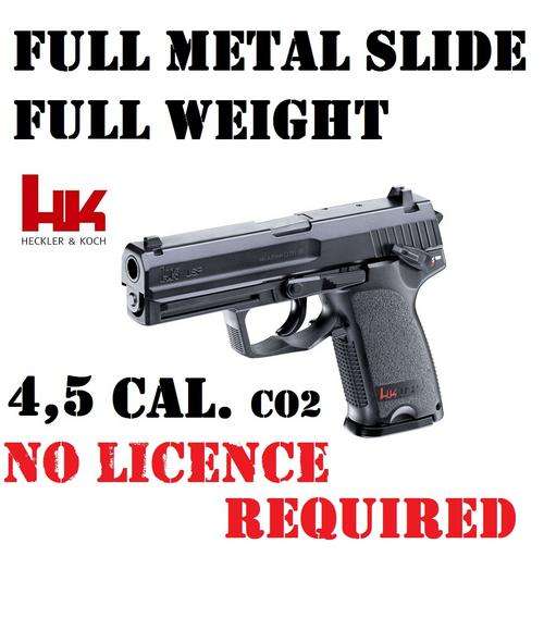 H&K FULL METAL FULL WEIGHT 4.5 MM CO2 GAS GUN R3400.00
