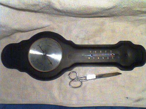 A Large Old Vintage Barometer