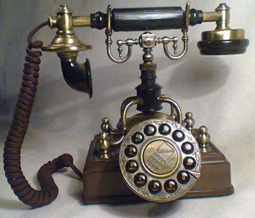 A Striking Retro Style old Vintage Telephone in Excellent Working Condition.