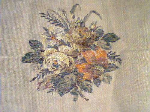 A Awesome Tapestry of Flowers  Made in Great Britian, also done by the same 80 year old Lady.