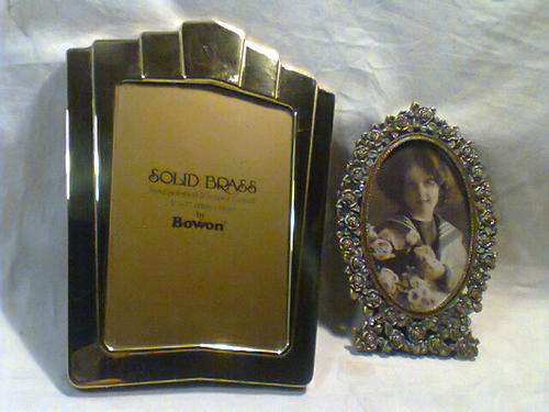 A Vintage Awesome set of Frames. One Brass & One Pewter, Both in Neat condition.