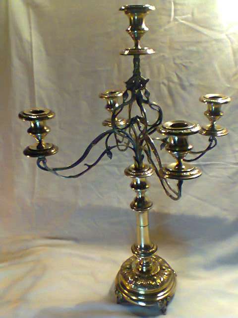 1880's Family Inherited Item's, Antique Awesome Large & Heavy Dual Purpose 5 cup or one Candlestick.