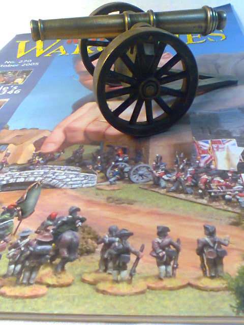 Awesome & Heavy Brass Cannon & Wargames. Ideal for display in the Man Cave.In good used condition.