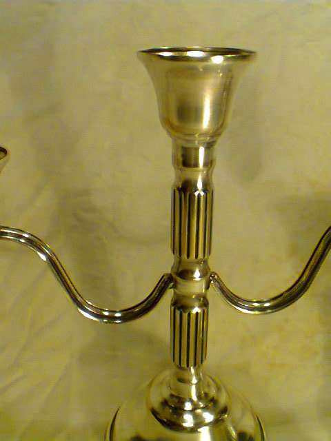 Old Victorain Candlesticks a Double+single Stick for a special Xmas dinner to impress the guests.