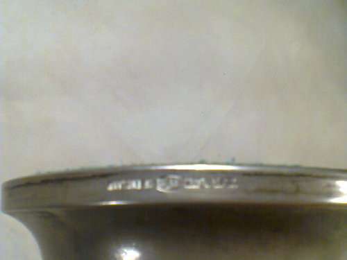 1950's "IANTHE" Silver Plated 3 arm Candlestick English made measuring: 255mm Tall x 265mm Wide.