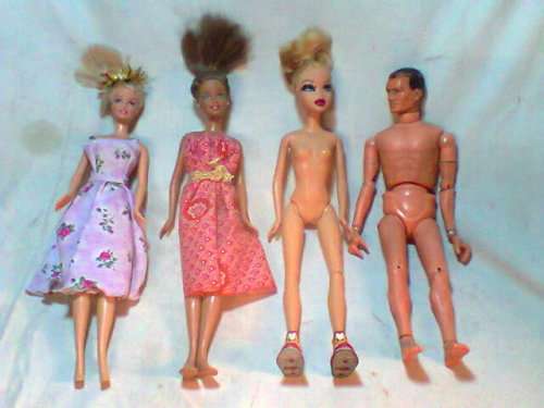 For the Collector. 4 Vintage Dolls.3 x Mattel. 1x Ken 1998 To 2003 All in good used s/hand condition