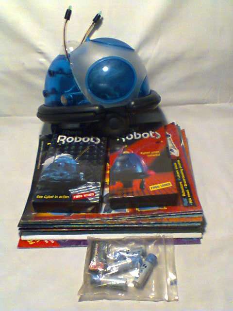 A Ultimate Real Robot, If you cant beat them build them. 17 Books + 2 instruction Video's+Battery's