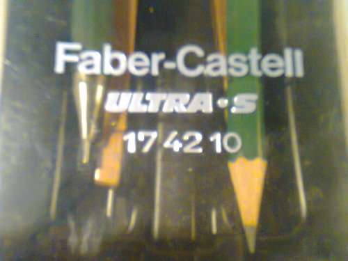 A RARE 1935 Vintage Mft in Bavaria " A.W. Faber Castell " SlideRule & a new Protractor & 2 Penciles.