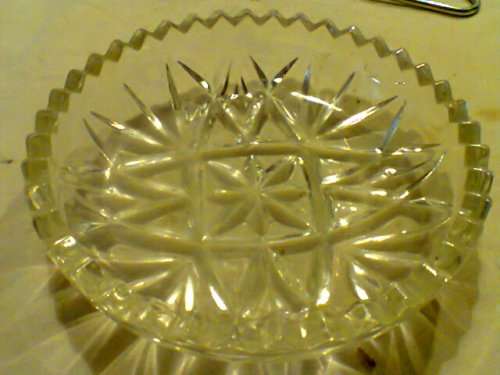 Collectible Lot of Tea Sieves 8 x Serviette Rings + Cut Glass Pin Bowl. All in good S/Hand and Used.