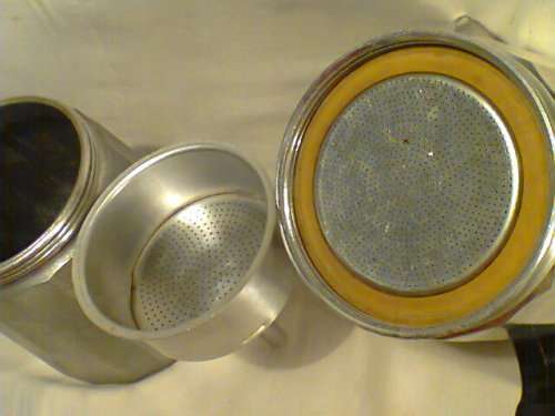 A Vintage 16 cup LARGE Peculator. Made in Italy "PPP" Napoletana Espresso Kettle with Instruction