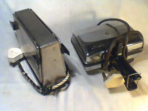 2 Vintage machines a Drop-side Toaster made by "Berda" + Snack which make in full working condition.
