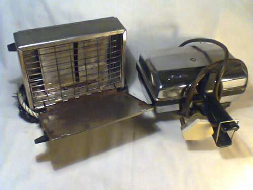 2 Vintage machines a Drop-side Toaster made by "Berda" + Snack which make in full working condition.