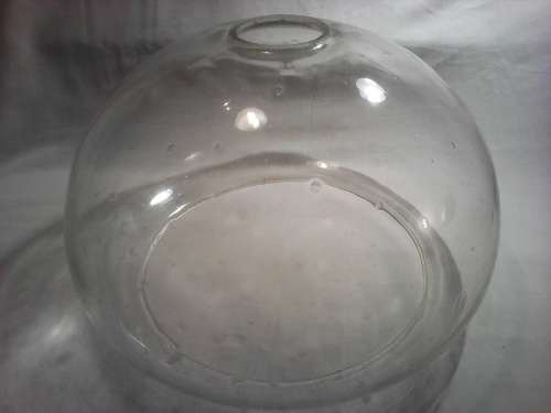 A large Glass shade with Bubbles in the glass.Idea for the entrance hall. No chips or cracks at all