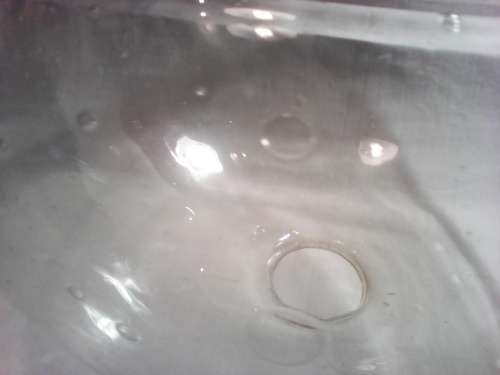 A large Glass shade with Bubbles in the glass.Idea for the entrance hall. No chips or cracks at all