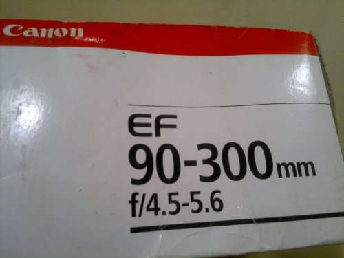 Canon Telephoto Lens EF 90-300mm f4.5-5.6 EF USM. Good build quality.In good used S/hand condition.