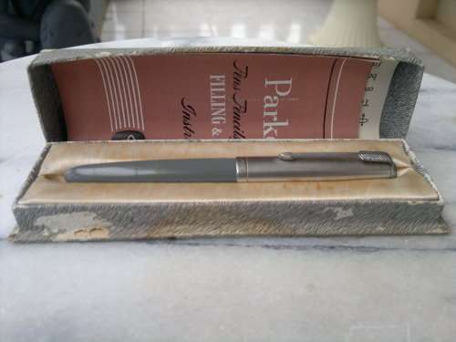 Presented 10-03-1960 a "PARKER" Fountain Pen, By the Chairman of  Margate Advisory School Committee.