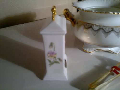 Collectible Vintage Aynsley Items & a Gold color sugar tongs.All in good used second hand condition