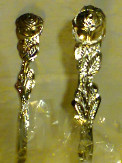1950's Holland " Selecta " Nieuwzilver Wedding Present. 6 Flower's of the Month Spoon's. Boxed