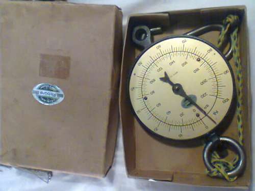 Vintage "Zeigerschnellwaage" 100Kg/220Lbs Spring Balance Scale. Made in Germany in original box