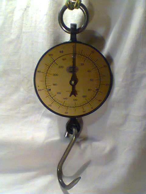 Vintage "Zeigerschnellwaage" 100Kg/220Lbs Spring Balance Scale. Made in Germany in original box