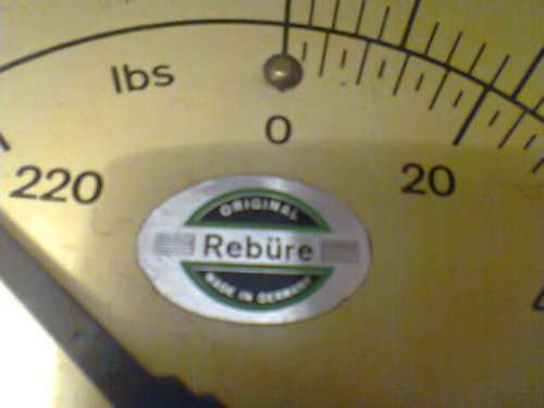 Vintage "Zeigerschnellwaage" 100Kg/220Lbs Spring Balance Scale. Made in Germany in original box