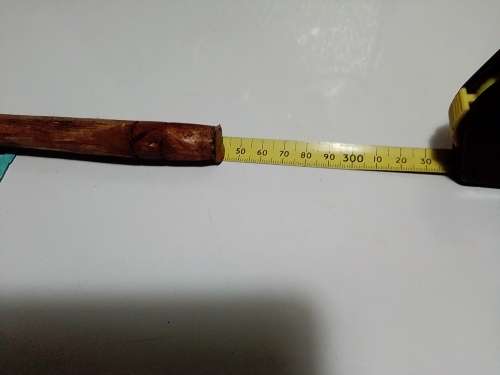 Scarce African Ceremonial Triditional Solid Copper Baule Mask + Triditional Bukan chopper.