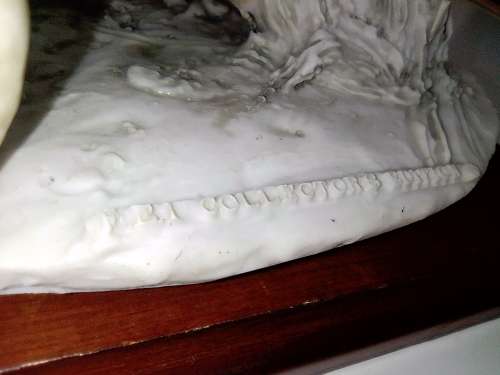 WoW. A Vintage F.E.J. Collector`s Edition Porcelain. A Girl with small Boy, Cat on a Tricycle.