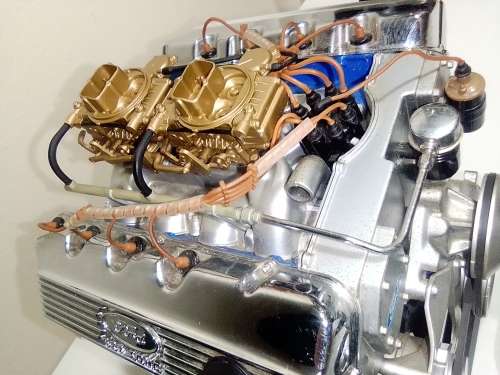 A MAN CAVE Must. A real collectors piece This mounted Ford 427 SOHC 1:6 Scale Engine complete.