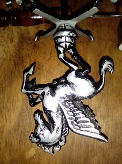 Wow 3 Items. 1950's Soda Syphon silver wire bottle. Ice crusher. Old Knight bar accessories