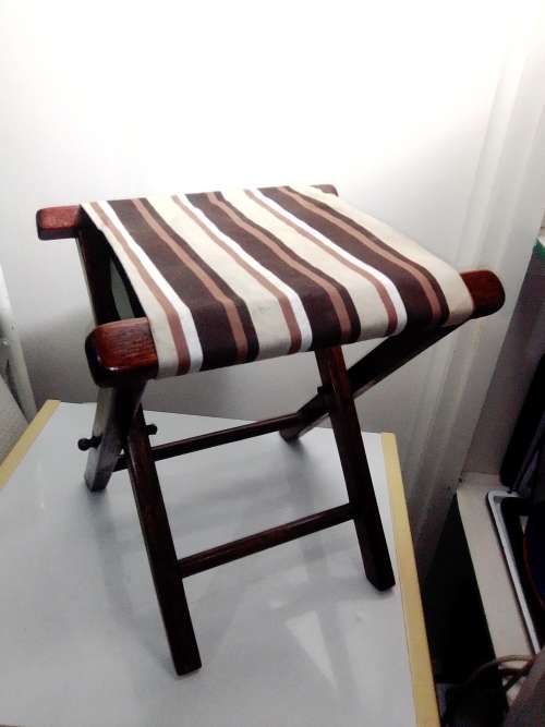 Folding chair canvas seat