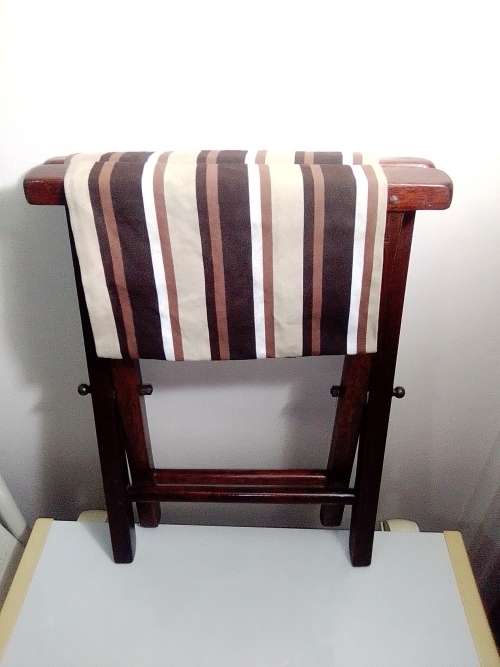 Folding chair canvas seat