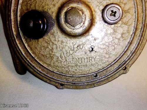 OF Gran`s Rod. A really old vintage ` Jecta Century No2 ` made in England with fish line.