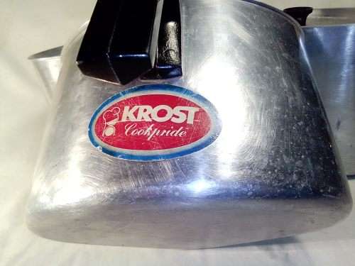 Found on a Farm Rare Set of Vintage Krost Cookpride Three quarter lidded pots in very good condition