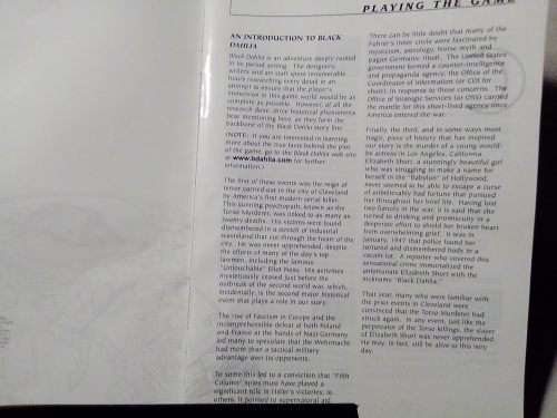 MAKE ME AN OFFER on Vintage PC Game ` Black Dahlia ` 8 CD`s by Dennis Hopper.