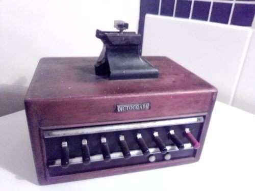 Antique Dictograph distrebution termanel. 22 Channel switchboard phone.