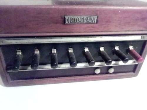 Antique Dictograph distrebution termanel. 22 Channel switchboard phone.