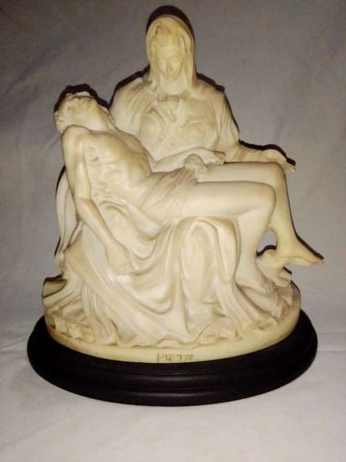 A large and heavy ` Mother Mary holding Jesus ` in great condition. All NECK`S A OK and no chip`s.