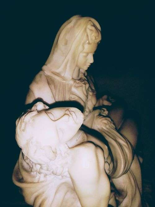 A large and heavy ` Mother Mary holding Jesus ` in great condition. All NECK`S A OK and no chip`s.